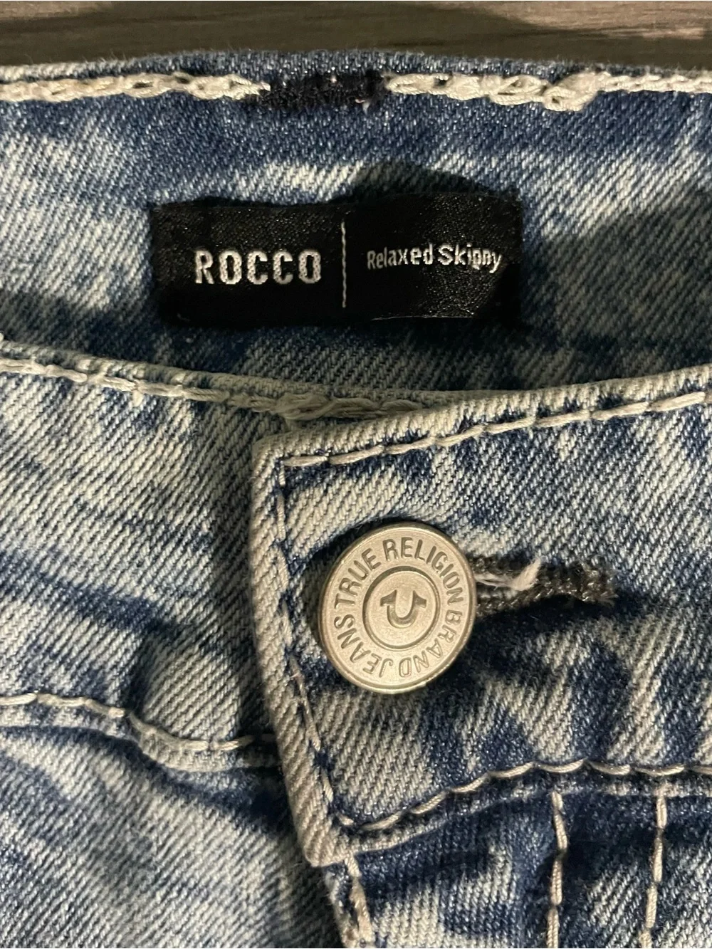 True Religion Rocco Relaxed Skinny Jeans, 33